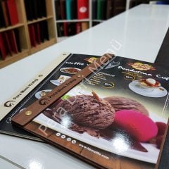 Vidalı Ahşap Menü Kabı