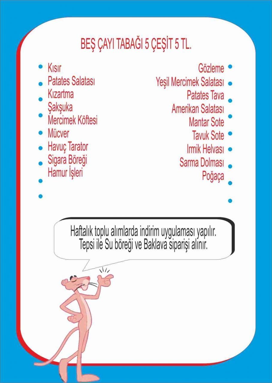 Menü Tasarım Örnekleri 21