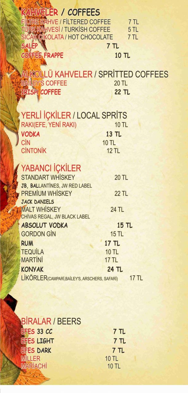 menü örnekleri 37