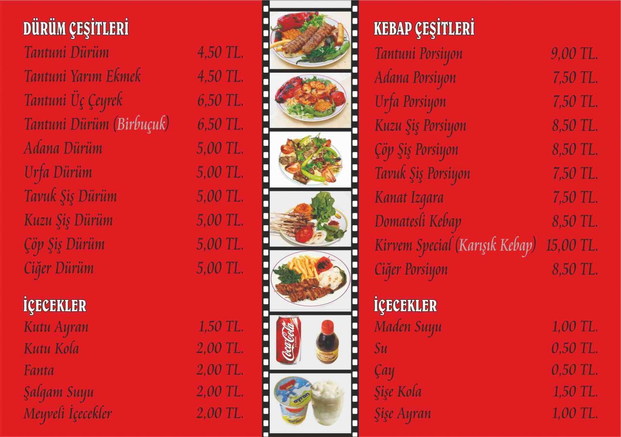 menü örnekleri 75