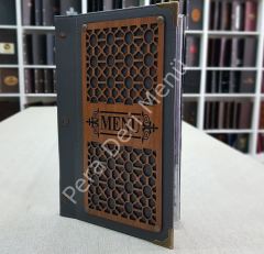 Ahşap Menü Kabı