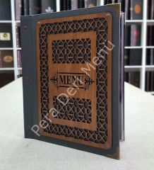 Ahşap Menü Kabı