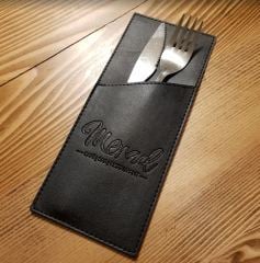 Deri Çatal Bıçak Kılıfı