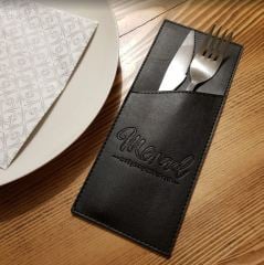 Deri Çatal Bıçak Kılıfı