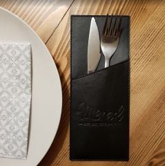 Deri Çatal Bıçak Kılıfı