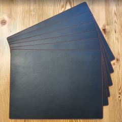 6 adet Deri Amerikan Masaüstü Servisi