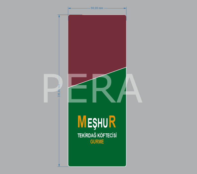 Meşhur Tekirdağ Köftecisi Çatal Bıçak Kılıfı