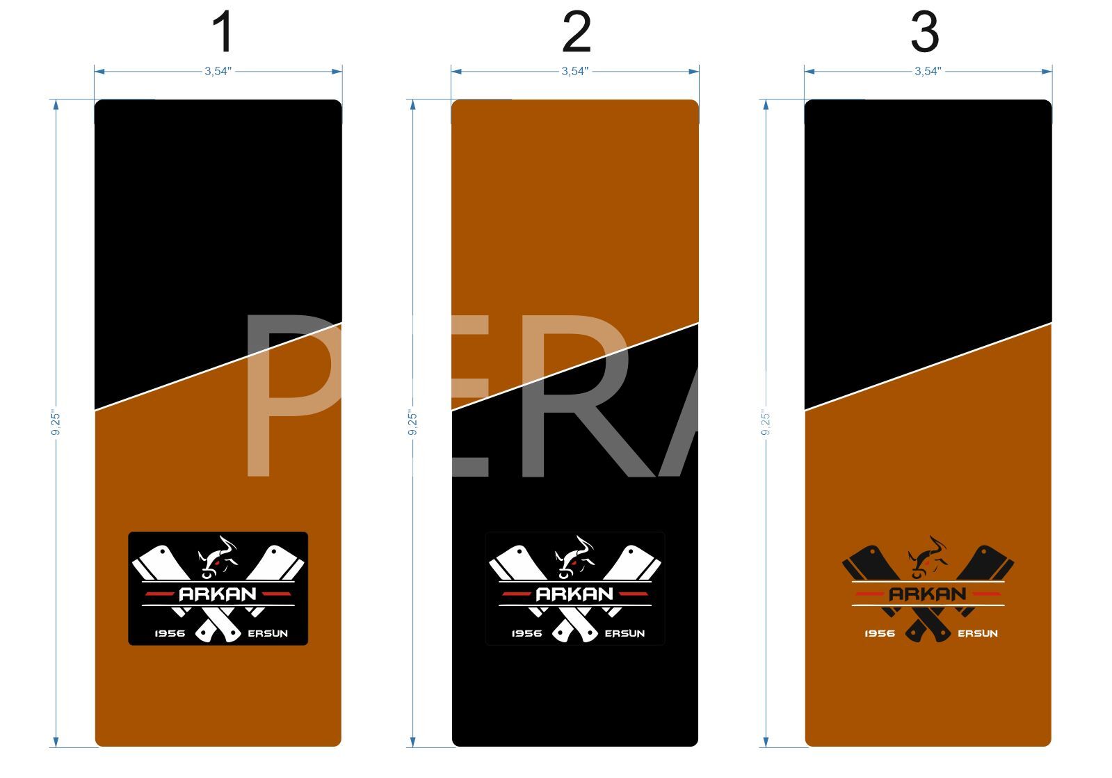 Arkan çatal bıçak kılıfı