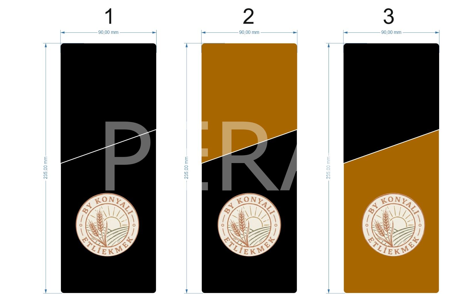 Konyalı Etli Ekmek Çatal Bıçak Kılıfı